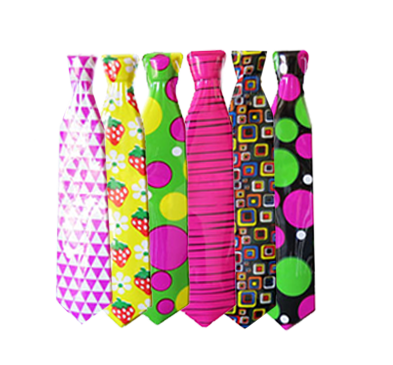Corbatas plasticas surtidas